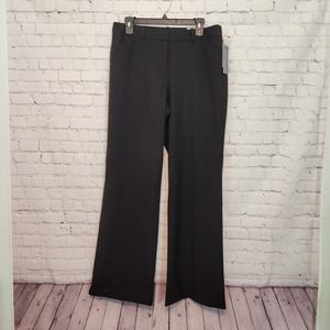 NWT Worthington Women's Black Modern Fit Trouser Leg Slacks 12